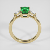 1.60 Ct. Green Tsavorite Garnet Ring, 14K Yellow Gold 3