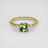 1.28 Ct. Bi Color Sapphire Ring, 14K Yellow Gold 1