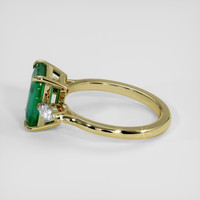 1.73 Ct. Emerald Ring, 18K Yellow Gold 4