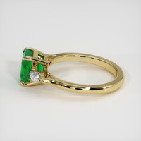1.76 Ct. Emerald Ring, 18K Yellow Gold 4