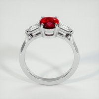 2.05 Ct. Ruby Ring, Platinum 950 3