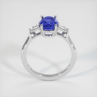 2.56 Ct. Blue Sapphire Ring, 14K White Gold 3
