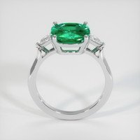 2.45 Ct. Emerald Ring, 18K White Gold 3