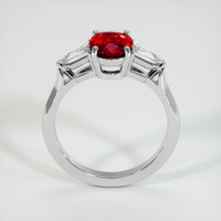 2.05 Ct. Ruby Ring, 18K White Gold 3