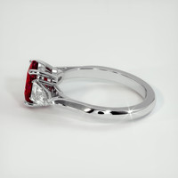 2.05 Ct. Ruby Ring, 18K White Gold 4