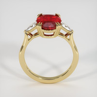 4.01 Ct. Ruby Ring, 14K Yellow Gold 3