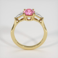 1.74 Ct. Padparadscha Sapphire Ring, 18K Yellow Gold 3