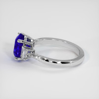 4.18 Ct. Blue Sapphire Ring, Platinum 950 4
