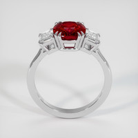 3.06 Ct. Ruby Ring, Platinum 950 3