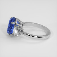 7.71 Ct. Blue Sapphire Ring, Platinum 950 4