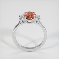 2.01 Ct. Padparadscha Sapphire Ring, Platinum 950 3