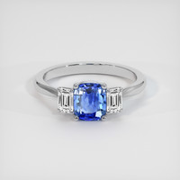 1.05 Ct. Sapphire Ring, Platinum 950 1
