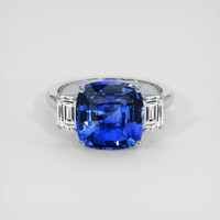 5.07 Ct. Blue Sapphire Ring, Platinum 950 1