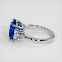 5.07 Ct. Blue Sapphire Ring, Platinum 950 4