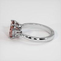 2.28 Ct. Padparadscha Sapphire Ring, Platinum 950 4