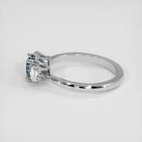 0.82 Ct. Bi Color Sapphire Ring, Platinum 950 4
