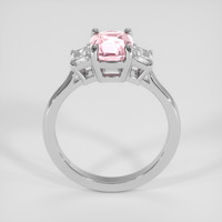 2.12 Ct. Padparadscha Sapphire Ring, Platinum 950 3