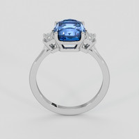 3.99 Ct. Blue Sapphire Ring, Platinum 950 3