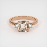 3.43 Ct. Sapphire Ring, 14K Rose Gold 1