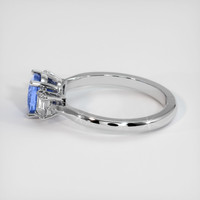 1.57 Ct. Color Change Sapphire Ring, 10K White Gold 4