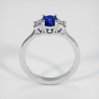 1.00 Ct. Blue Sapphire Ring, 14K White Gold 3