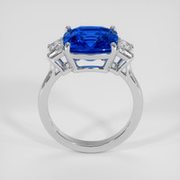 5.07 Ct. Blue Sapphire Ring, 18K White Gold 3