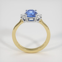 2.15 Ct. Blue Sapphire Ring, 18K White & Yellow 3