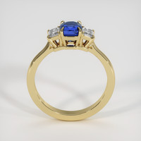 1.09 Ct. Blue Sapphire Ring, 14K Yellow Gold 3