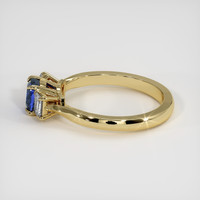 1.09 Ct. Blue Sapphire Ring, 14K Yellow Gold 4