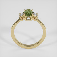 2.04 Ct. Green Sapphire Ring, 14K Yellow Gold 3