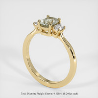 1.44 Ct. Sapphire Ring, 14K Yellow Gold 2