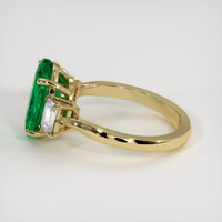3.00 Ct. Emerald Ring, 18K Yellow Gold 4