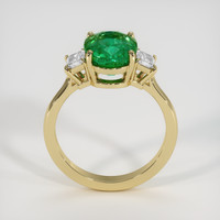 2.77 Ct. Emerald Ring, 18K Yellow Gold 3