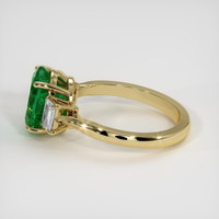 2.77 Ct. Emerald Ring, 18K Yellow Gold 4