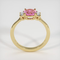 2.08 Ct. Pink Sapphire Ring, 18K Yellow Gold 3