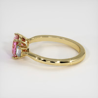 2.08 Ct. Pink Sapphire Ring, 18K Yellow Gold 4