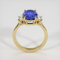 4.48 Ct. Blue Sapphire Ring, 18K Yellow Gold 3