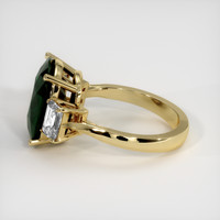 7.51 Ct. Green Sapphire Ring, 18K Yellow Gold 4