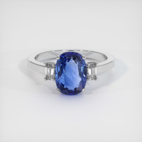 3.20 Ct. Sapphire Ring, Platinum 950 1