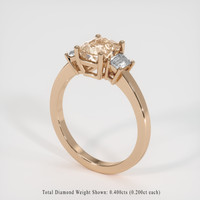 1.99 Ct. Sapphire Ring, 14K Rose Gold 2