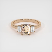 1.99 Ct. Sapphire Ring, 18K Rose Gold 1