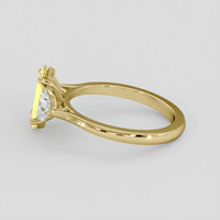 1.11 Ct. Yellow Sapphire Ring, 14K Yellow Gold 4