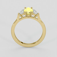 1.11 Ct. Yellow Sapphire Ring, 18K Yellow Gold 3