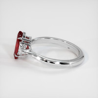 1.13 Ct. Ruby Ring, Platinum 950 4