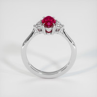 1.24 Ct. Ruby Ring, Platinum 950 3