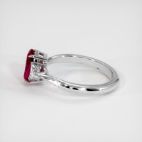 1.24 Ct. Ruby Ring, Platinum 950 4