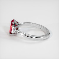 1.31 Ct. Ruby Ring, Platinum 950 4