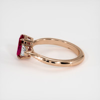 1.24 Ct. Ruby Ring, 14K Rose Gold 4