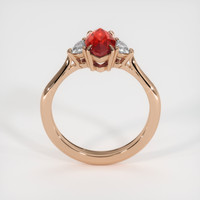 1.50 Ct. Ruby Ring, 14K Rose Gold 3