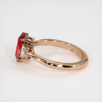 1.50 Ct. Ruby Ring, 14K Rose Gold 4